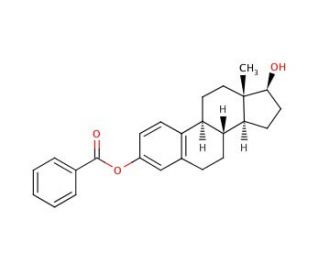 Estradiol Benzoate (CAS 50-50-0) - chemical structure image