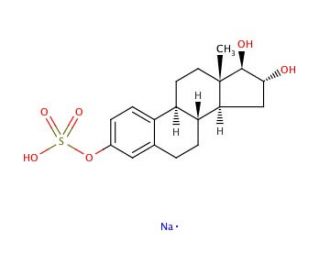 Estriol 3-sulfate sodium salt (CAS 5150-64-1) - chemical structure image