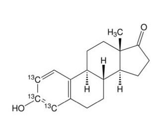 Estrone-2,3,4-13C3 (CAS 53-16-7) - chemical structure image