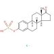 Estrone 3-sulfate potassium salt (CAS 1240-04-6) - chemical structure image