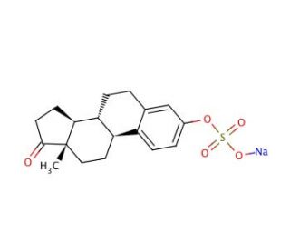 Estrone 3-sulfate sodium salt (CAS 438-67-5) - chemical structure image