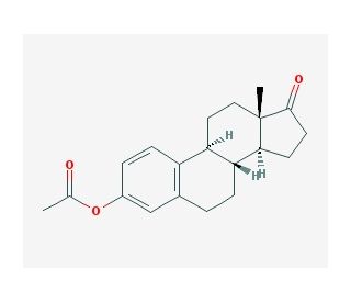 Estrone Acetate (CAS 901-93-9) - chemical structure image