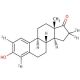 Estrone-d4 (CAS 53866-34-5) - chemical structure image