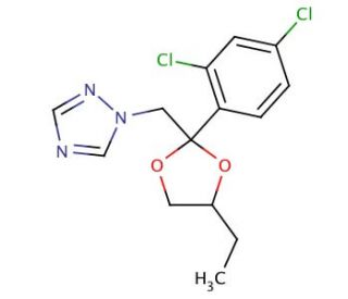 Etaconazol (CAS 71245-23-3) - chemical structure image