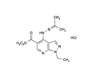 Etazolate Hydrochloride (CAS 35838-58-5) - chemical structure image