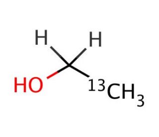 Ethanol-2-(13-C) (CAS 14770-41-3) - chemical structure image