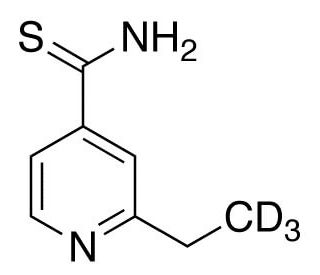 Ethionamide-d3 (CAS 536-33-4) - chemical structure image