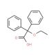 ethoxy(diphenyl)acetic acid (CAS 7495-45-6) - chemical structure image