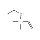 Ethoxydimethylvinylsilane (CAS 5356-83-2) - chemical structure image