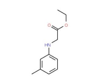 Ethyl [(3-methylphenyl)amino]acetate - chemical structure image