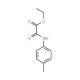 ethyl [(4-methylphenyl)amino](oxo)acetate - chemical structure image