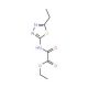 ethyl [(5-ethyl-1,3,4-thiadiazol-2-yl)amino](oxo)acetate - chemical structure image