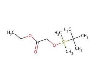 Ethyl [(tert-Butyldimethylsilyl)oxy]acetate (CAS 67226-78-2) - chemical structure image