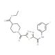 ethyl 1-[(5-{[(3-fluorophenyl)amino]carbonyl}-1,3,4-thiadiazol-2-yl)carbonyl]piperidine-4-carboxylate - chemical structure im