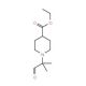 Ethyl 1-(1,1-dimethyl-2-oxoethyl)-4-piperidine carboxylate - chemical structure image