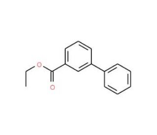 Ethyl [1,1&prime;-biphenyl]-3-carboxylate (CAS 6301-56-0) - chemical structure image