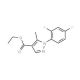 Ethyl 1-(2,4-difluorophenyl)-5-methylpyrazole-4-carboxylate (CAS 175135-71-4) - chemical structure image