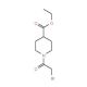 Ethyl 1-(2-bromoacetyl)-4-piperidine carboxylate (CAS 102302-12-5) - chemical structure image