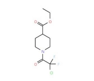 Ethyl 1-(2-chloro-2,2-difluoroacetyl)-4-piperidine carboxylate - chemical structure image
