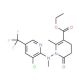 Ethyl 1-[[3-chloro-5-(trifluoromethyl)pyridin-2-yl](methyl)amino]-2-methyl-6-oxo-1,4,5,6-tetrahydropyridine-3-carboxylate - c