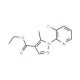 Ethyl 1-(3-chloropyridin-2-yl)-5-methylpyrazole-4-carboxylate (CAS 1150164-31-0) - chemical structure image