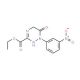 ethyl 1-(3-nitrophenyl)-6-oxo-1,4,5,6-tetrahydro-1,2,4-triazine-3-carboxylate - chemical structure image