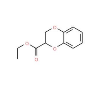 Ethyl 1,4-benzodioxan-2-carboxylate (CAS 4739-94-0) - chemical structure image