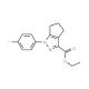 ethyl 1-(4-fluorophenyl)-1,4,5,6-tetrahydrocyclopenta[c]pyrazole-3-carboxylate - chemical structure image