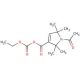 Ethyl 1-Acetyl-2,2,5,5-tetramethyl-3-pyrroline-3-carbonyloxyformate (CAS 1076200-09-3) - chemical structure image