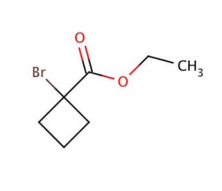Ethyl 1-bromocyclobutanecarboxylate (CAS 35120-18-4) - chemical structure image