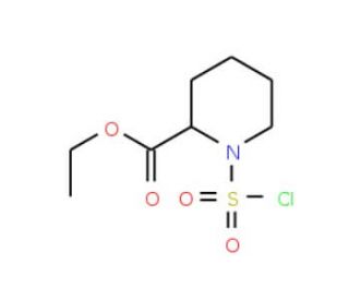 ethyl 1-(chlorosulfonyl)piperidine-2-carboxylate - chemical structure image