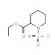ethyl 1-(chlorosulfonyl)piperidine-2-carboxylate - chemical structure image
