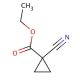 Ethyl 1-cyano-1-cyclopropanecarboxylate (CAS 1558-81-2) - chemical structure image