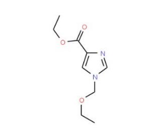 Ethyl 1-(ethoxymethyl)-1H-imidazole-4-carboxylate (CAS 957062-83-8) - chemical structure image