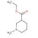 Ethyl 1-methyl-3-piperidinecarboxylate (CAS 5166-67-6) - chemical structure image