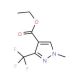 Ethyl 1-methyl-3-(trifluoromethyl)-1H-pyrazole-4-carboxylate (CAS 111493-74-4) - chemical structure image