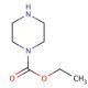 Ethyl 1-piperazinecarboxylate (CAS 120-43-4) - chemical structure image