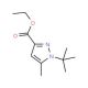 Ethyl 1-(tert-butyl)-5-methyl-1H-pyrazole-3-carboxylate (CAS 519056-54-3) - chemical structure image