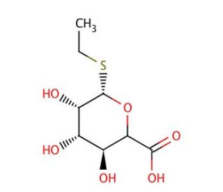 Ethyl 1-Thio-D-glucuronide (CAS 755710-39-5) - chemical structure image