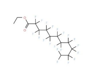 Ethyl 11H-perfluoroundecanoate (CAS 1649-56-5) - chemical structure image