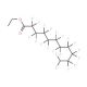 Ethyl 11H-perfluoroundecanoate (CAS 1649-56-5) - chemical structure image