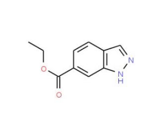 Ethyl-1H-indazole-6-carboxylate (CAS 713-09-7) - chemical structure image