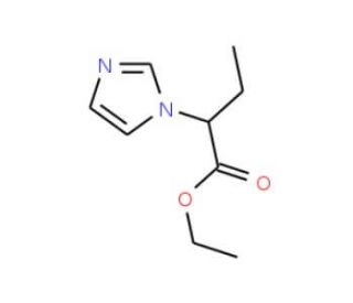ethyl 2-(1H-imidazol-1-yl)butanoate - chemical structure image