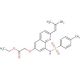 Ethyl 2-[2-(2-Methyl-1-propenyl)-6-quinolyloxy-8-p-toluenesulfonamido)acetate (CAS 316124-90-0) - chemical structure image