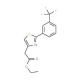Ethyl 2-{2-[3-(trifluoromethyl)phenyl]-1,3-thiazol-4-yl}acetate (CAS 78743-00-7) - chemical structure image