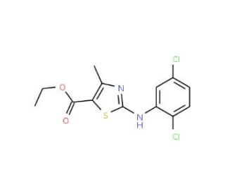 Ethyl 2-(2,5-Dichloro-phenylamino)-4-methyl-thiazole-5-carboxylate - chemical structure image