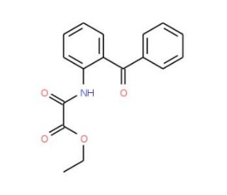 Ethyl 2-(2-benzoylanilino)-2-oxoacetate - chemical structure image