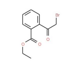 Ethyl 2-(2-bromoacetyl)benzenecarboxylate (CAS 133993-34-7) - chemical structure image