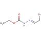 Ethyl 2-(2-bromoethylidene)-1-hydrazine carboxylate - chemical structure image