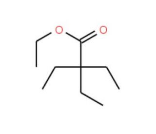 Ethyl 2,2-diethylbutyrate (CAS 34666-17-6) - chemical structure image